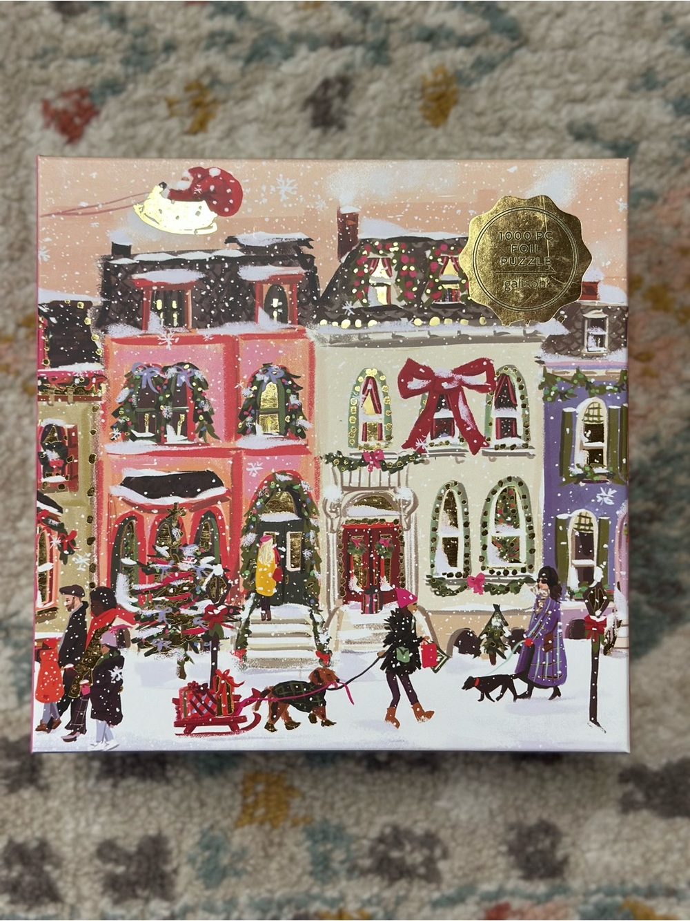 Galison Christmas Puzzle - Snowfall on Mainstreet